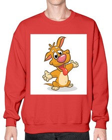 Dog 86# - cartoon animals- Sweatshirt - Crew