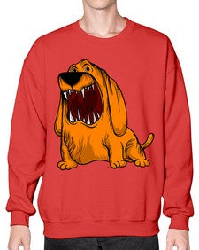 Dog 90# - cartoon animals- Sweatshirt - Crew