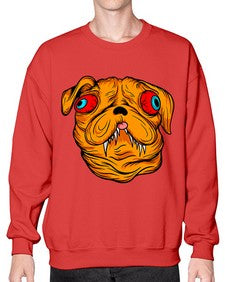 Dog 95# - cartoon animals- Sweatshirt - Crew