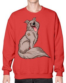 dog 98# - dogs- Sweatshirt - Crew