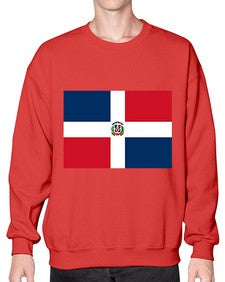 Dominican Republic 677# - world flags- Sweatshirt - Crew