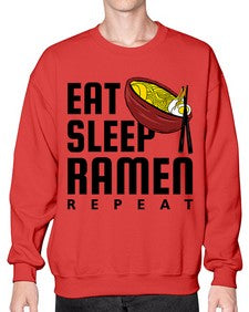 Eat Sleep Ramen Repeat 942# - Ramen- Sweatshirt - Crew