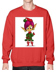 Elf 118# - cartoon general- Sweatshirt - Crew