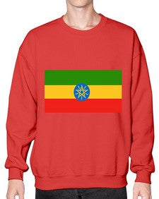 Ethiopia 715# - world flags- Sweatshirt - Crew