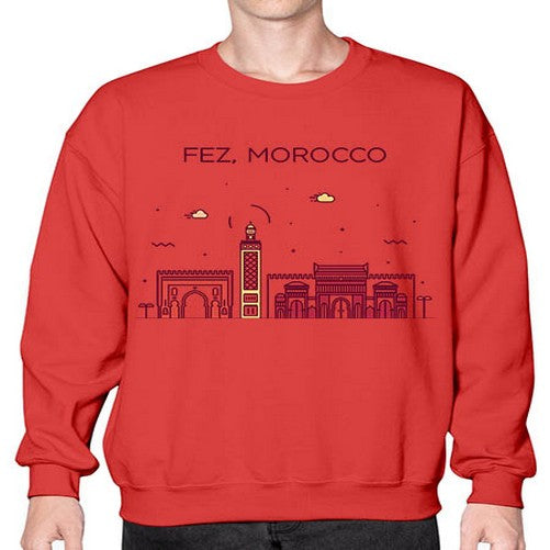 Fez 720# - cities- Sweatshirt - Crew