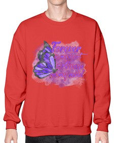 Forever In My Hear Alzheimer 149# - alzheimers- Sweatshirt - Crew