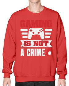 Gaming is not a crime 19# - video games- Sweatshirt - Crew