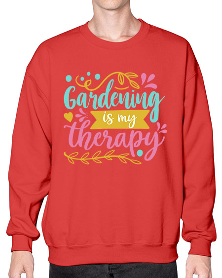 Gardening is my therapy Style 66# - summer- Sweatshirt - Crew