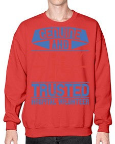 Genuine and Trusted Hospital Volunteer Style 2# - volunteer- Sweatshirt - Crew