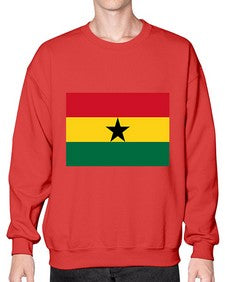 Ghana 768# - world flags- Sweatshirt - Crew