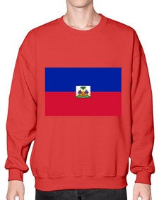 Haiti 802# - world flags- Sweatshirt - Crew
