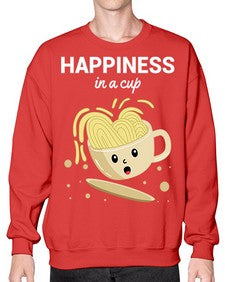 Happiness in a Cup 1029# - Ramen- Sweatshirt - Crew