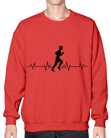 Heart Beat Runner - sports general- Sweatshirt - Crew