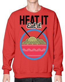 Heat it Eat it 1037# - Ramen- Sweatshirt - Crew