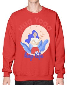 Hug Yoga Hug Life 261# - yoga- Sweatshirt - Crew