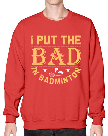 I 1056# - badminton- Sweatshirt - Crew