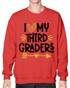 I Love My Third 368# - third grade- Sweatshirt - Crew