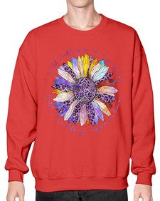 I Will Hold You In My Hear Alzheimer 178# - alzheimers- Sweatshirt - Crew
