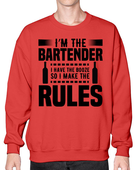 I am the Bartender Style 187# - bartender- Sweatshirt - Crew