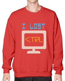 I lost Ctrl 40# - computer- Sweatshirt - Crew