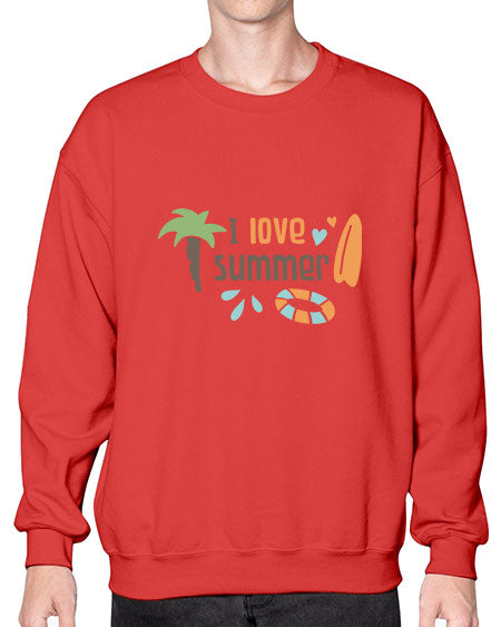 I love summer 91# - summer- Sweatshirt - Crew