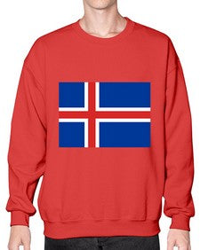 Iceland 921# - world flags- Sweatshirt - Crew
