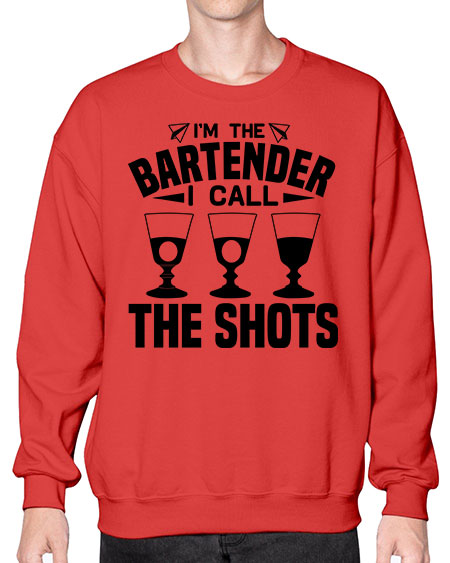 Im the bartender I call Style 237# - bartender- Sweatshirt - Crew
