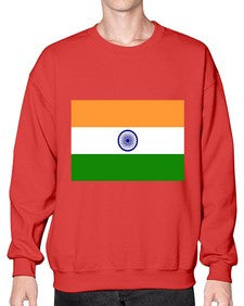 India 937# - world flags- Sweatshirt - Crew