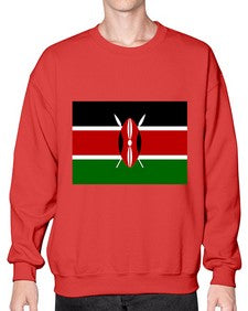 Kenya 1047# - world flags- Sweatshirt - Crew