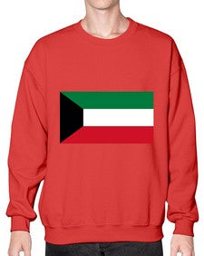 Kuwait 1094# - world flags- Sweatshirt - Crew
