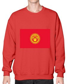 Kyrgyzstan 1103# - world flags- Sweatshirt - Crew