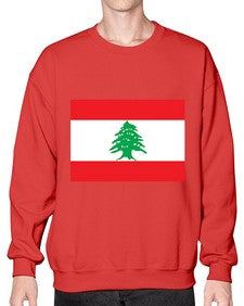 Lebanon 1122# - world flags- Sweatshirt - Crew