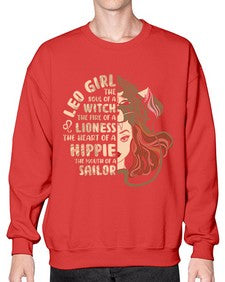 Leo girl 289# - leo- Sweatshirt - Crew