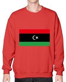 Libya 1132# - world flags- Sweatshirt - Crew