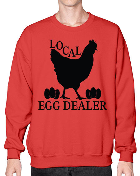 Local Egg Dealer - chicken- Sweatshirt - Crew