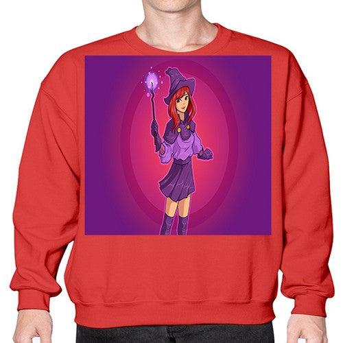 Magician school girl 181# - anime- Sweatshirt - Crew