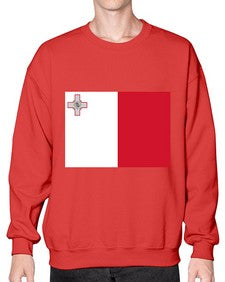 Malta 1222# - world flags- Sweatshirt - Crew