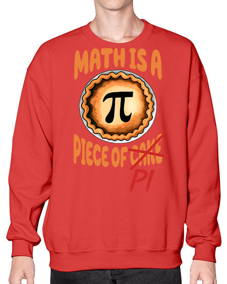 Math Is A Piece Of 28# - pi- Sweatshirt - Crew