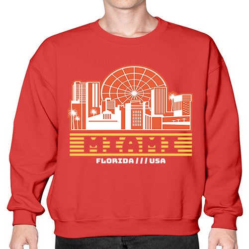 Miami 1284# - cities- Sweatshirt - Crew