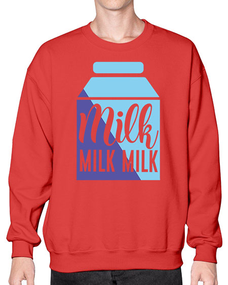 Milk Milk Milk Style 154# - baby- Sweatshirt - Crew