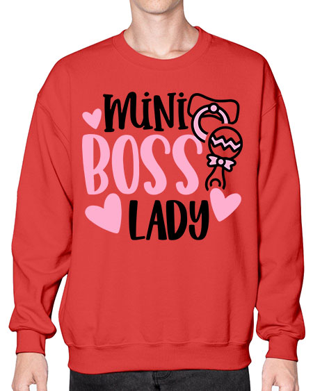 Mini Boss Lady Style 404# - baby- Sweatshirt - Crew