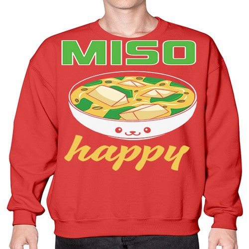 Miso Anime Japanese Food Lover 268# - anime- Sweatshirt - Crew
