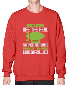 Moms are 170# - cartoon super hero- Sweatshirt - Crew
