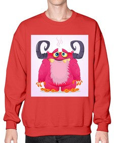 Monster 178# - cartoon animals- Sweatshirt - Crew
