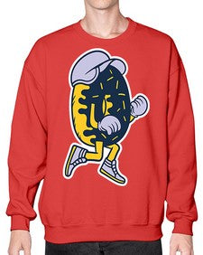 Mr pitcher 185# - cartoon food- Sweatshirt - Crew