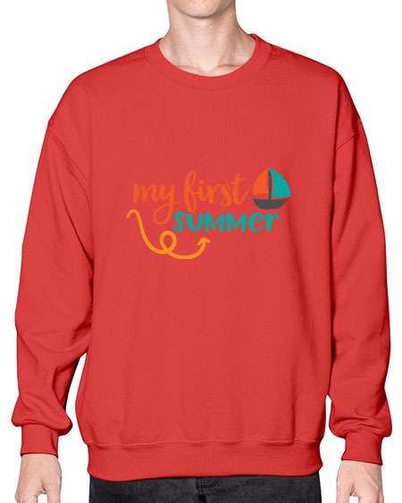 My first summer 89# - summer- Sweatshirt - Crew