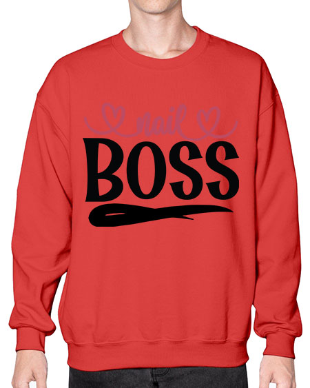 Nail Boss 1123# - nail tech- Sweatshirt - Crew