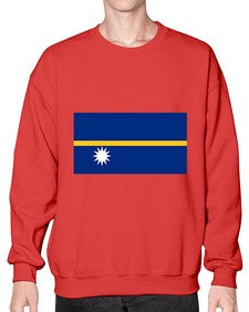Nauru 1419# - world flags- Sweatshirt - Crew