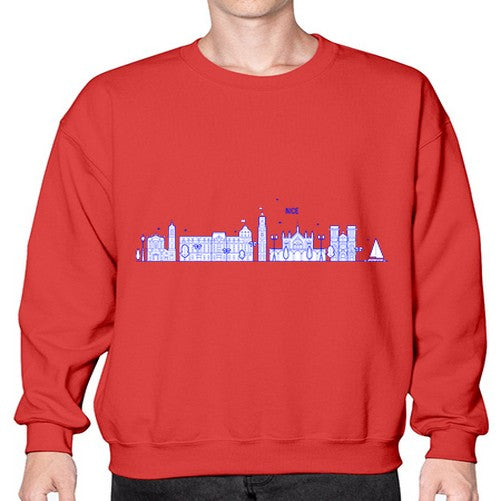 Nice 1488# - cities- Sweatshirt - Crew