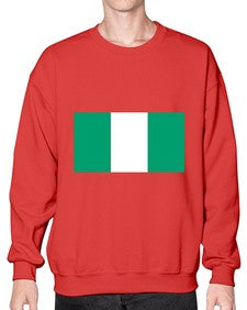 Nigeria 1493# - world flags- Sweatshirt - Crew